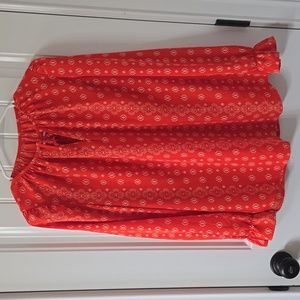 5 For 25 Women's Red Blouse Large